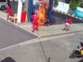Motor dan Mesin Pengisi BBM SPBU di Banyuwangi Hangus Terbakar