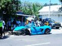Mobil Sport Porsche Rusak Parah Kecelakaan di Magetan