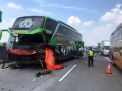 Bus Restu Tabrak Truk di Tol Surabaya-Mojokerto, 1 Orang Tewas, 4 Luka