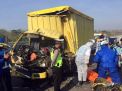 Satu Orang Tewas dalam Kecelakaan Dua Truk di Tol Madiun-Nganjuk