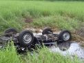 Pikap yang Ditumpanginya Terbalik di Rawa, Siswi Magang Tewas