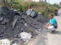 Material Diduga Limbah B3 Batubara Dibuang di Mojokerto