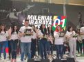 Serunya Milenial Surabaya Deklarasi Dukung Jokowi