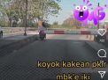 Viral Motor Ditumpangi Dua Wanita Nylonong Masuk Tol Romokalisari