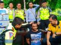 Kejar Pelaku Pencurian Aki Truk, Dua Mobil PJR Polda Jatim Ditabrak