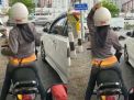 Viral Video Pemotor Wanita Joget saat Berkendara: Tarik Sis..Semongko!