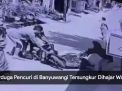Video: Terduga Pencuri di Banyuwangi Tersungkur Dihajar Warga