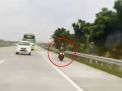 Lagi, Viral Seorang Pengendara Motor Tersesat ke Jalan Tol Akibat GPS