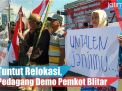 Video: Tuntut Relokasi, Pedagang Demo Pemkot Blitar