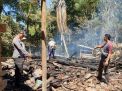 Lupa Matikan Tungku, Rumah Nenek Karinem Terbakar Hingga Ambruk