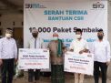 Sambut Idul Fitri 2021, SIG Salurkan Paket Sembako Senilai Rp 1,4 Miliar