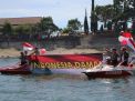 25 Speed Boat Kirab Bendera Merah Putih Keliling Telaga Sarangan