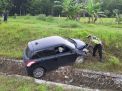 Suzuki Swift Tergelincir di Tol Sragen-Ngawi, Satu Luka