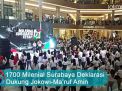 Video: 1700 Milenial Surabaya Deklarasi Dukung Jokowi-Ma'ruf Amin
