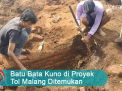Video: Batu Bata Kuno di Proyek Tol Malang Ditemukan