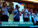 Video: Kemeriahan Nobar Debat Capres Putaran Keempat