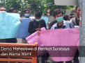 Video: Demo Mahasiswa di Pemkot Surabaya dan Warna Warni