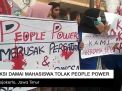 Video: Aksi Damai Mahasiswa Tolak People Power