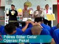 Video: Polres Blitar Gelar Operasi Pekat