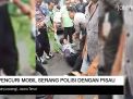 Video: Pencuri Mobil Serang Polisi denga Pisau saat Ditangkap