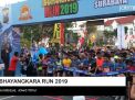 Video: Ribuan Pelari Ramaikan Bhayangkara Run 2019 di Surabaya