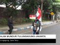 Video: Sambut HUT RI dengan Jalan Mundur Tulungagung-Jakarta