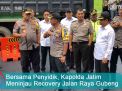 Video: Bersama Penyidik Kapolda Jatim Tinjau Recovery Jalan Ambles