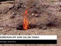 Video: Semburan Api dari dalam Tanah Gemparkan Warga Ponorogo