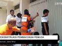 Video: Rekonstruksi Pembacokan Pemuda hingga Tewas