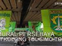 Video: Mural Persebaya di Kolong Tol Simo TOP!