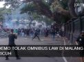 Video: Demo Tolak Omnibus Law di Malang Ricuh