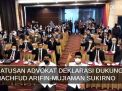 Video: Ratusan Advokat Deklarasi Dukung Machfud Arifin-Mujiaman