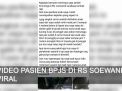 Video: Video Pasien BPJS RS Soewandi Viral