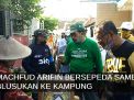 Video: Machfud Arifin Bersepeda Sambil Blusukan ke Kampung