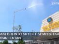 Video: Aksi Bronto Skylift Semprotkan Disinfektan