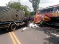 Truk Hantam Bus Sugeng Rahayu di Madiun, Satu Orang Tewas
