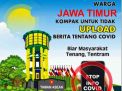 Beredar Poster Stop Info Covid di Media Sosial, Satgas Jatim: Hoaks