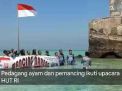 Video: Pedagang Ayam dan Pemancing Gelar Upacara HUT ke-75 RI