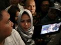 Sidang Kali ini Vanessa Angel Berjilbab, Cantik