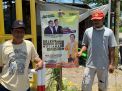 Sindir Satpol PP, Warga Pasang Banner Machfud Arifin-Mujiaman di Rumah