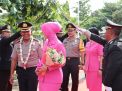Ritual Pedang Pora Sambut Pergantian Kapolres Tuban