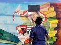 Mural Nasionalisme Ada di Trenggalek