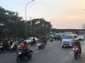 Live Traffic: Lalu Lintas di Bundaran Waru, Surabaya
