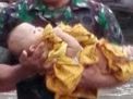 Kisah di Balik Penyelamatan Bayi dari Lokasi Banjir Madiun