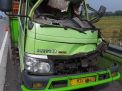 Kecelakaan Truk di Tol Sumo, Satu Orang Luka