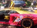 Mobil Lamborghini Terbakar di Jalan Mayjend Sungkono Surabaya
