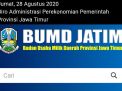 Data BUMD di Website Pemprov Jatim Tidak 'Terawat'