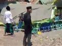  Diterjang Angin Kencang, Tenda Resepsi Khitanan ini Ambruk