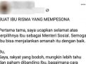 Curhat untuk Ibu Menteri Sosial