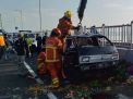 Mobil Pikap Tabrak Pembatas Jembatan Suramadu, Satu Orang Tewas